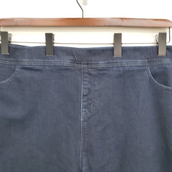 Torrid Womens Lean Jean Dark Blue Skinny Jeans High Waist Plus Size 5X‎ Pull On - Picture 5 of 14